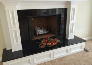 fireplace backsplash