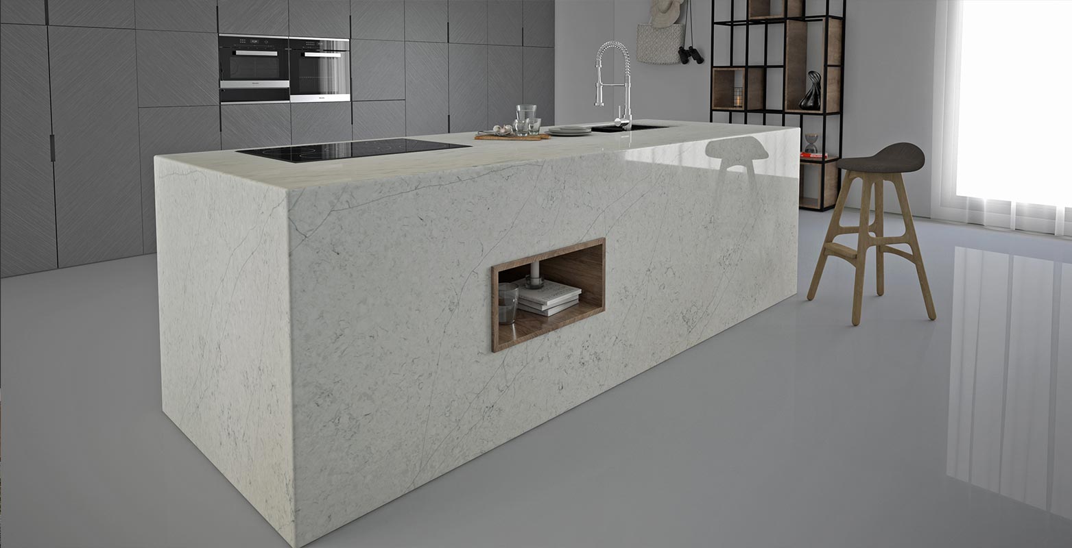 Alpha Quartz - Calacatta Ivory