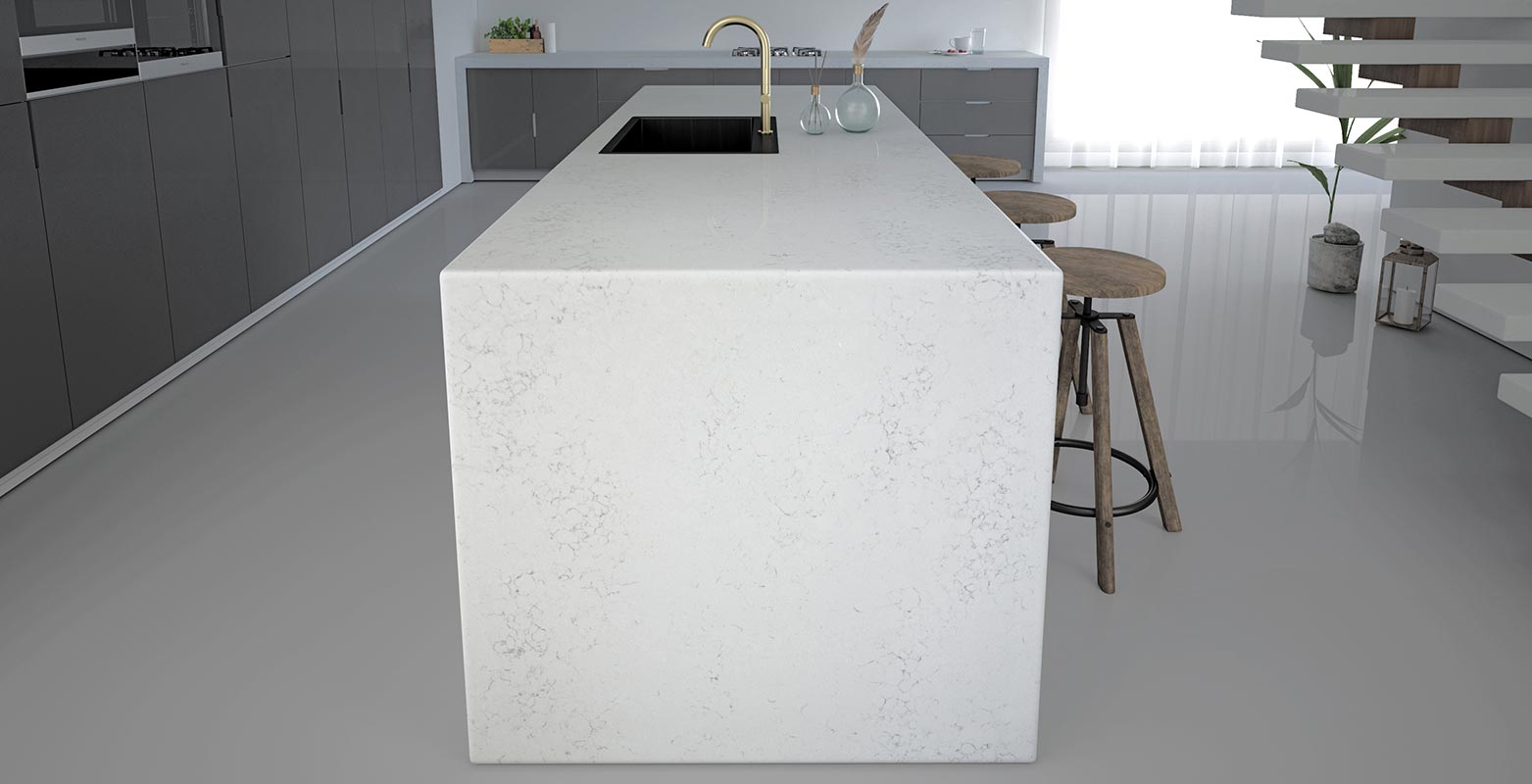 Alpha Quartz - Venato Carrara